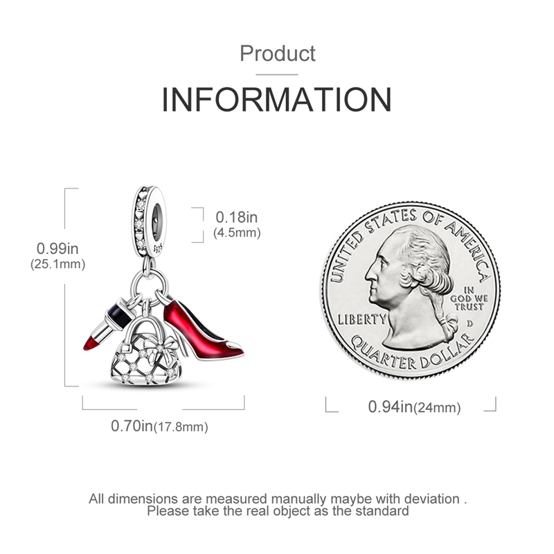 925 Sterling Silver Charming Pendant, Perfect Gift for Her